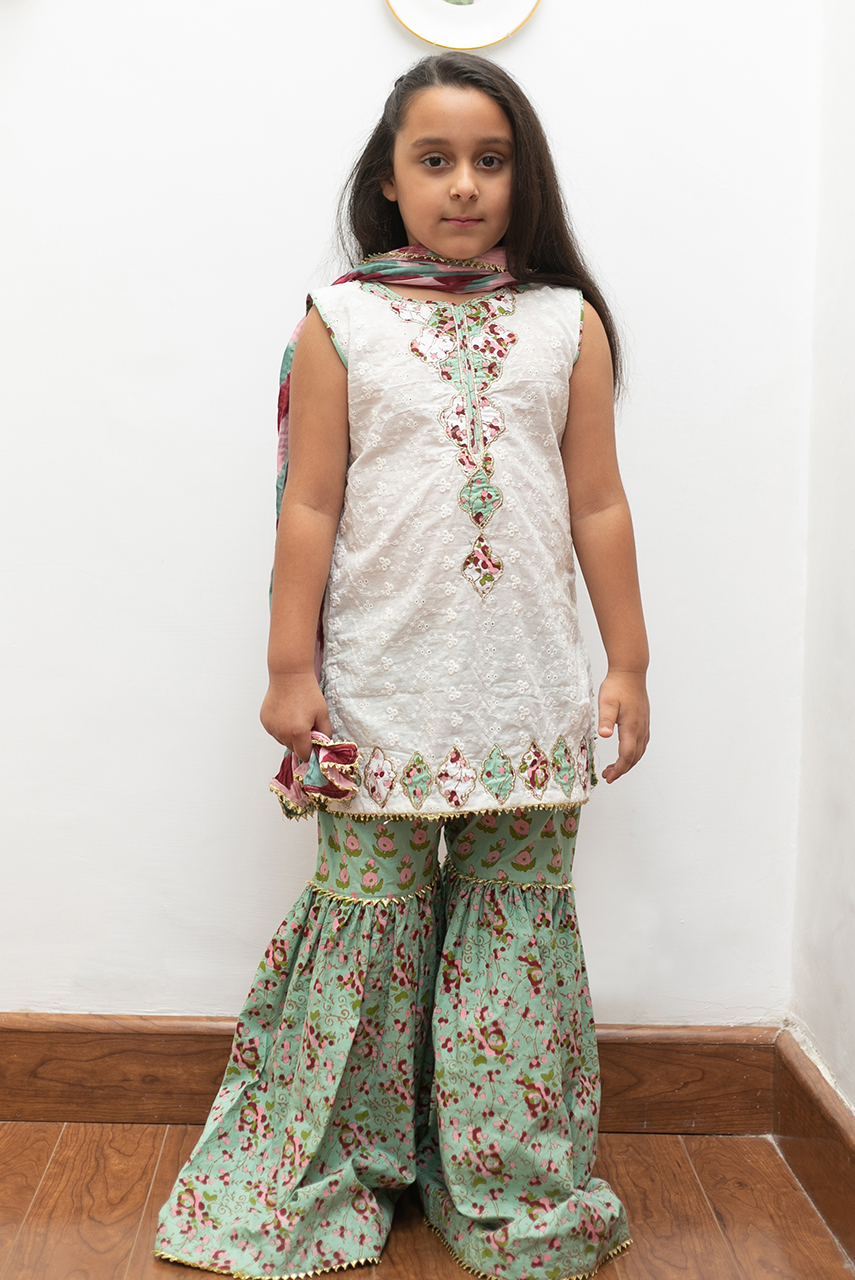 kids pakistani wear-shkk-619