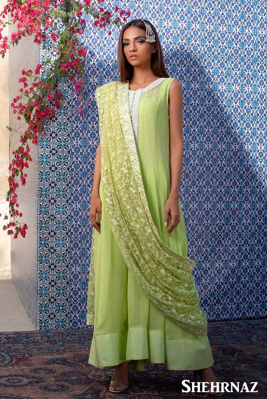 party wear pakistani dresses online-shk-599