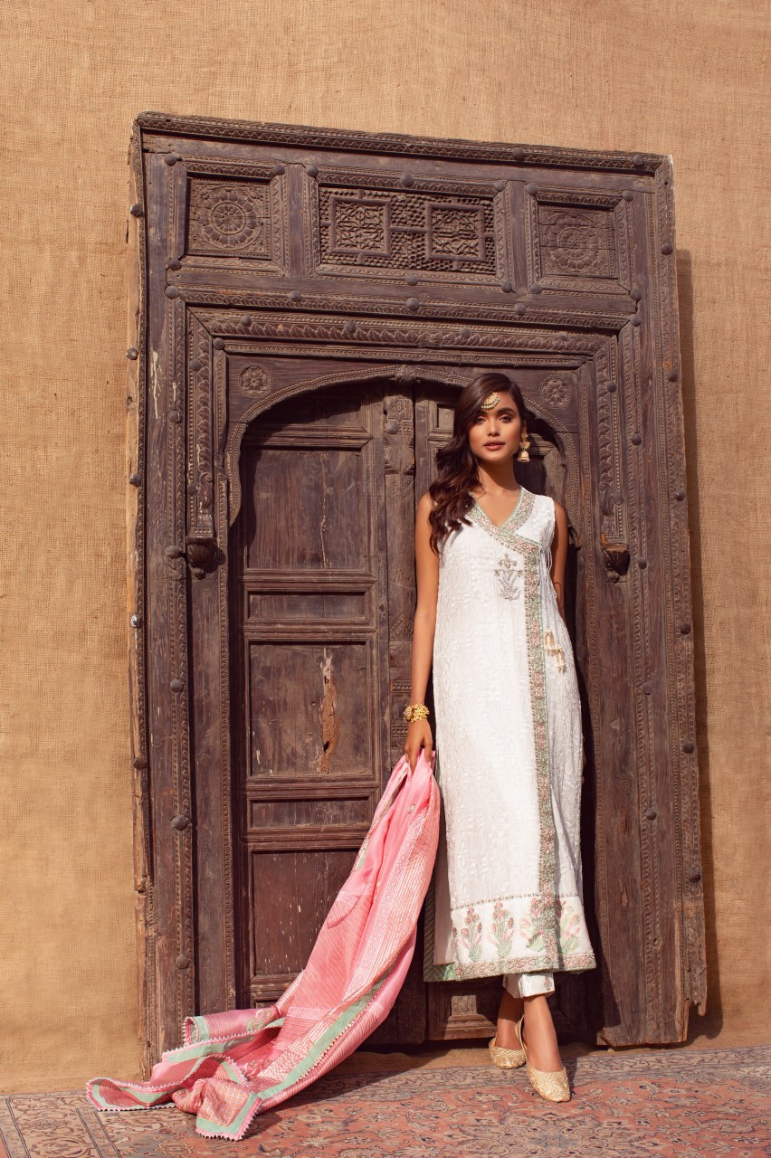 pakistani semi formal dresses-shk-776