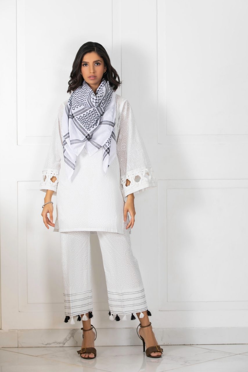 black and white pakistani designer dresses-shk-807
