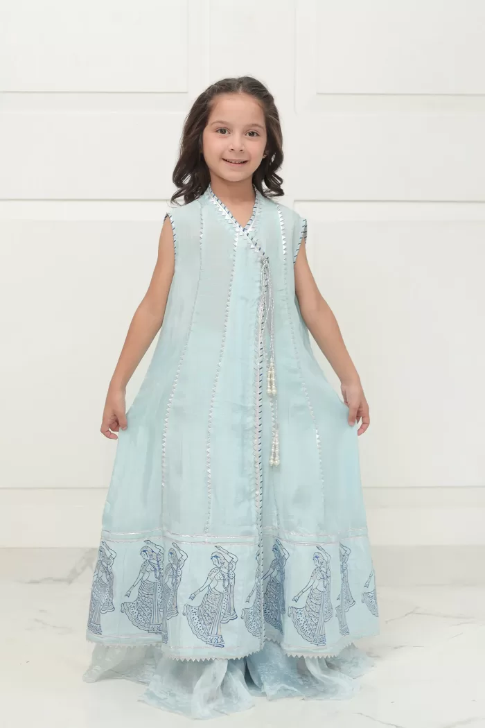 Kids designer wear eid collection-shkk-982
