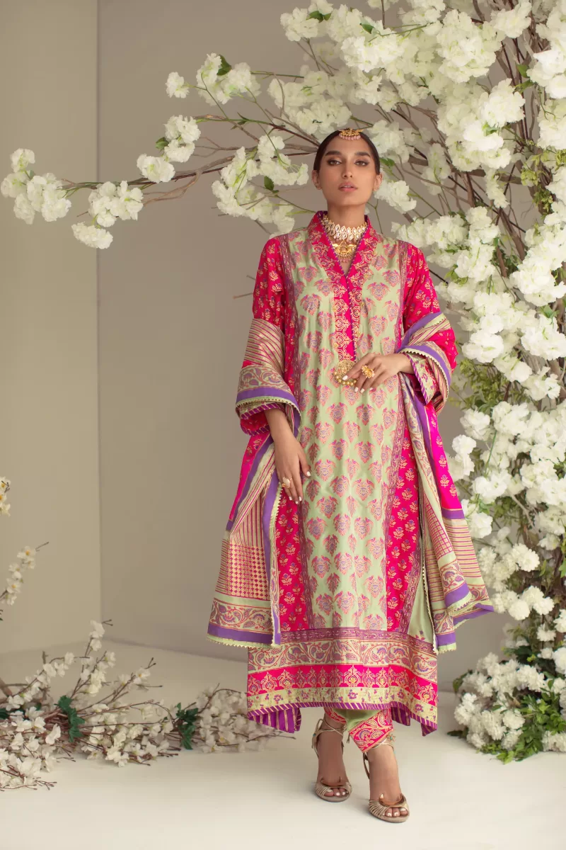 designer summer dress for eid-shk-971