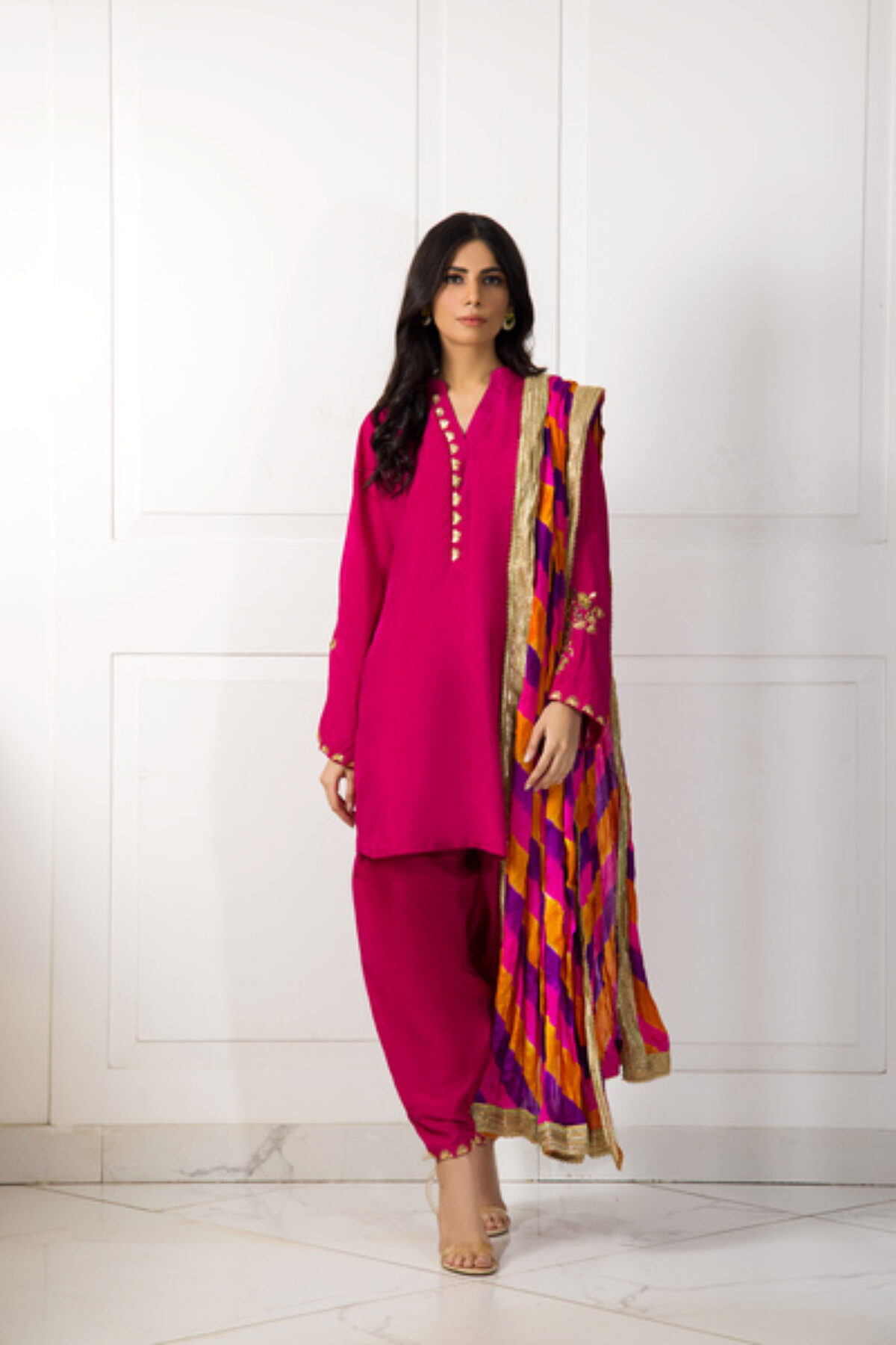 Pakistani Kurti Designs Images for a Fancy D-day Look for Brides