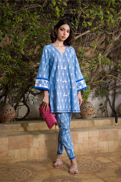 Pakistani designer fusion wear for women-shk-1058