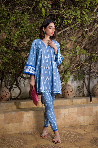 Pakistani designer fusion wear for women-shk-1058
