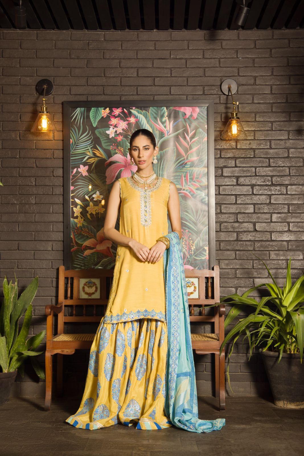 Pakistani Designer Dresses Online In USA SHK 1134