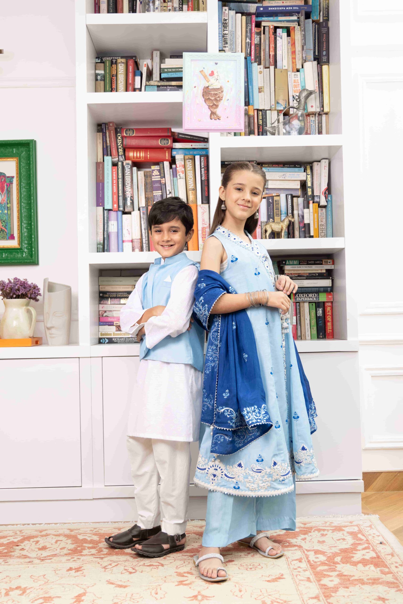 Pakistani Child Eid Dresses Online - SHKK-1146
