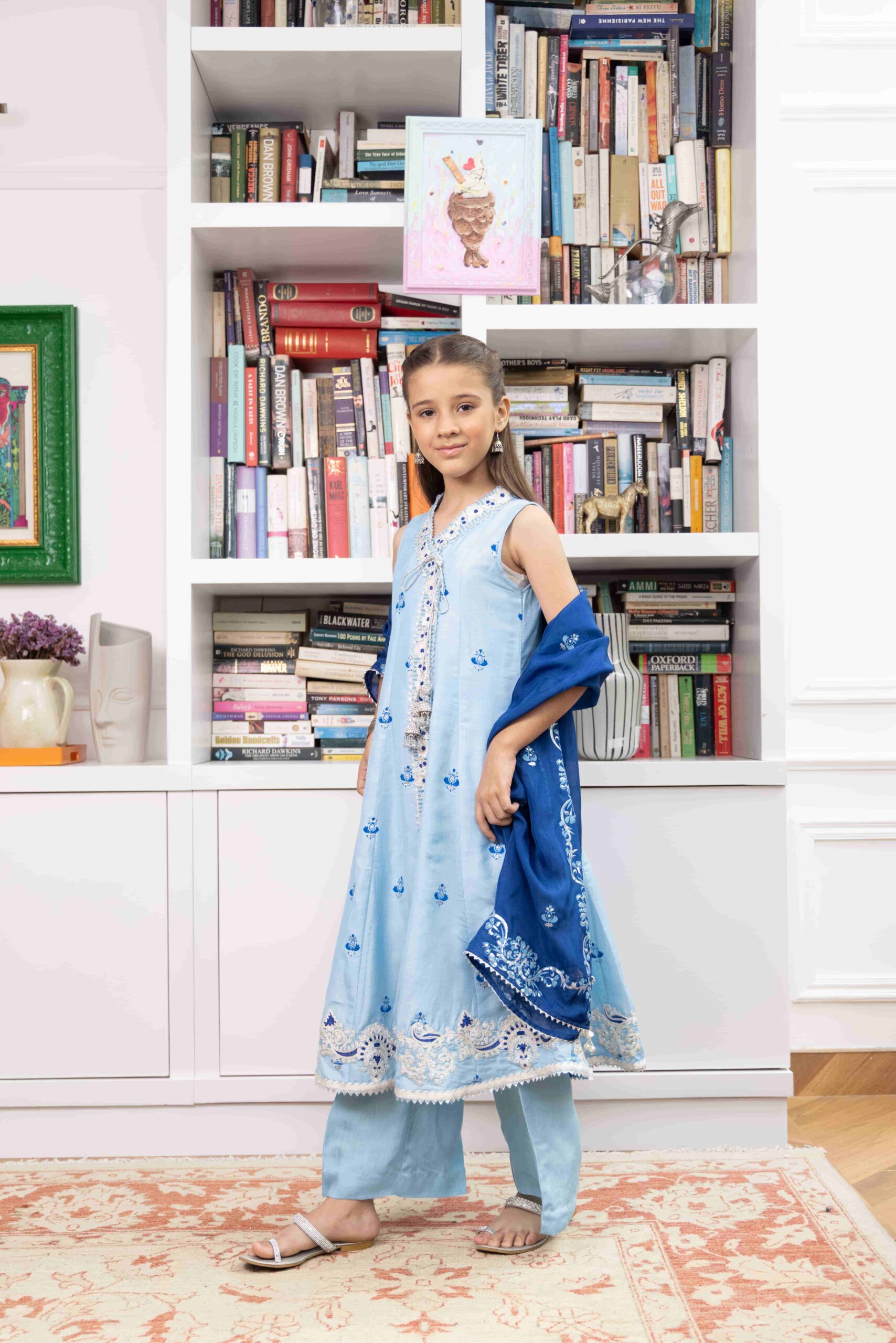 Pakistani Child Eid Dresses Online - SHKK-1146