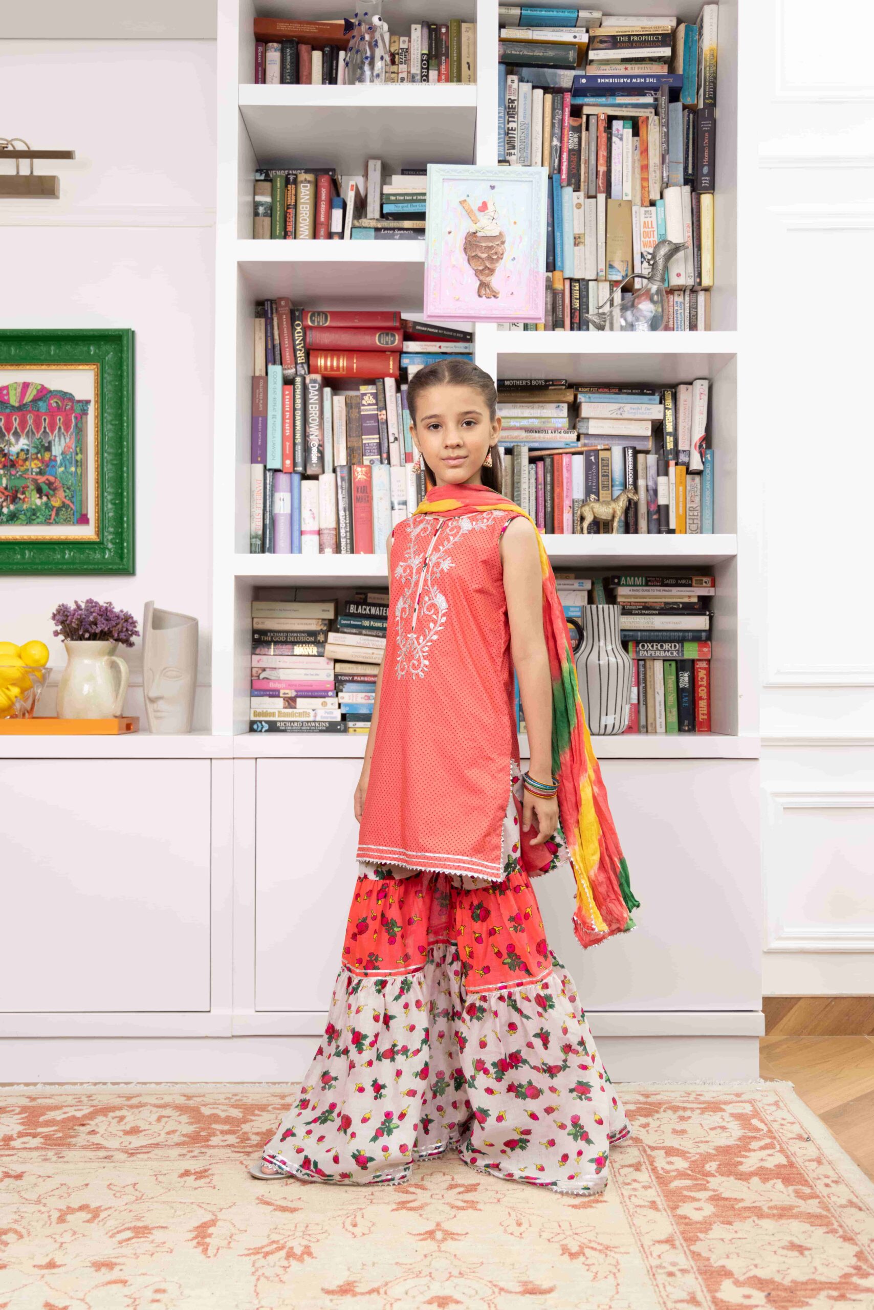 Pakistani Girl Gharara Dress Order Online - SHKK-1148