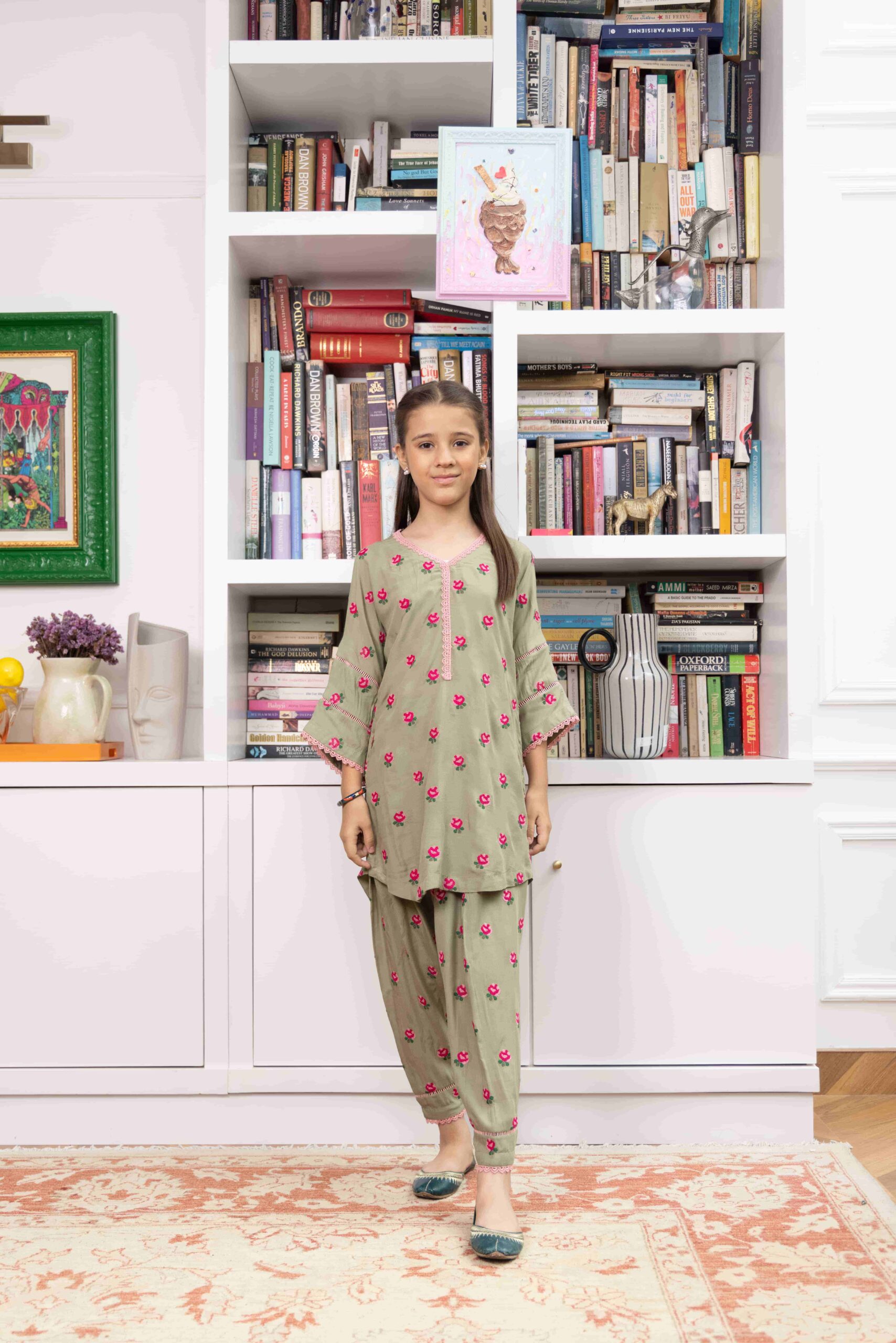 Pakistani Girl Dress Salwar Kameez - SHKK-1149