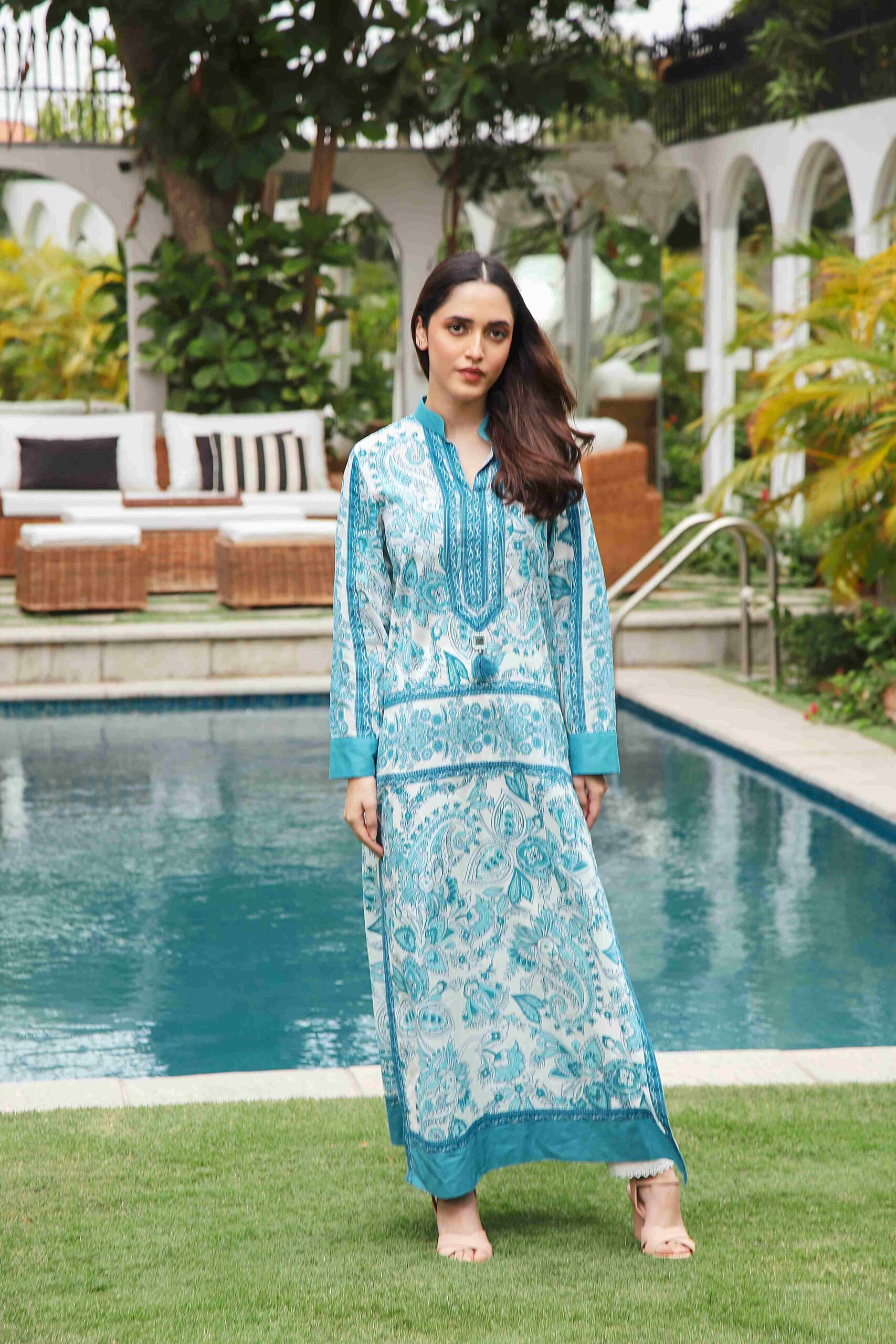 Pakistani Designer Dresses Online - SHK-1194