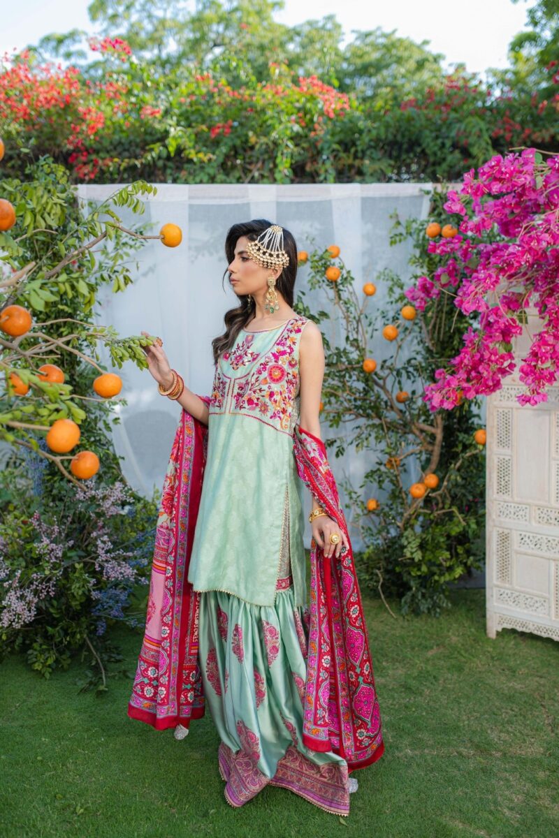 Buy Latest Pakistani Gharara Suit - SHK-1272