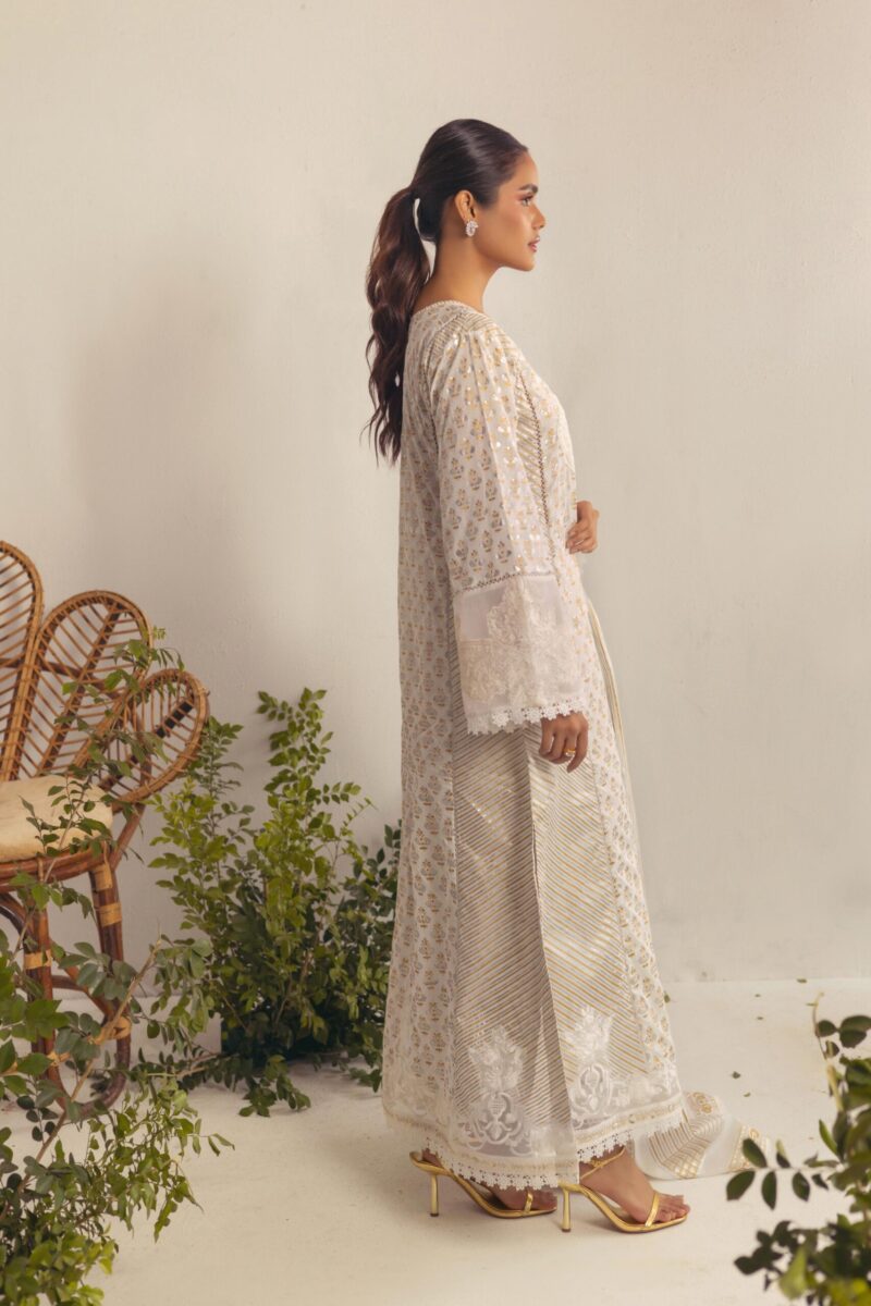 Off-white long shirt for women