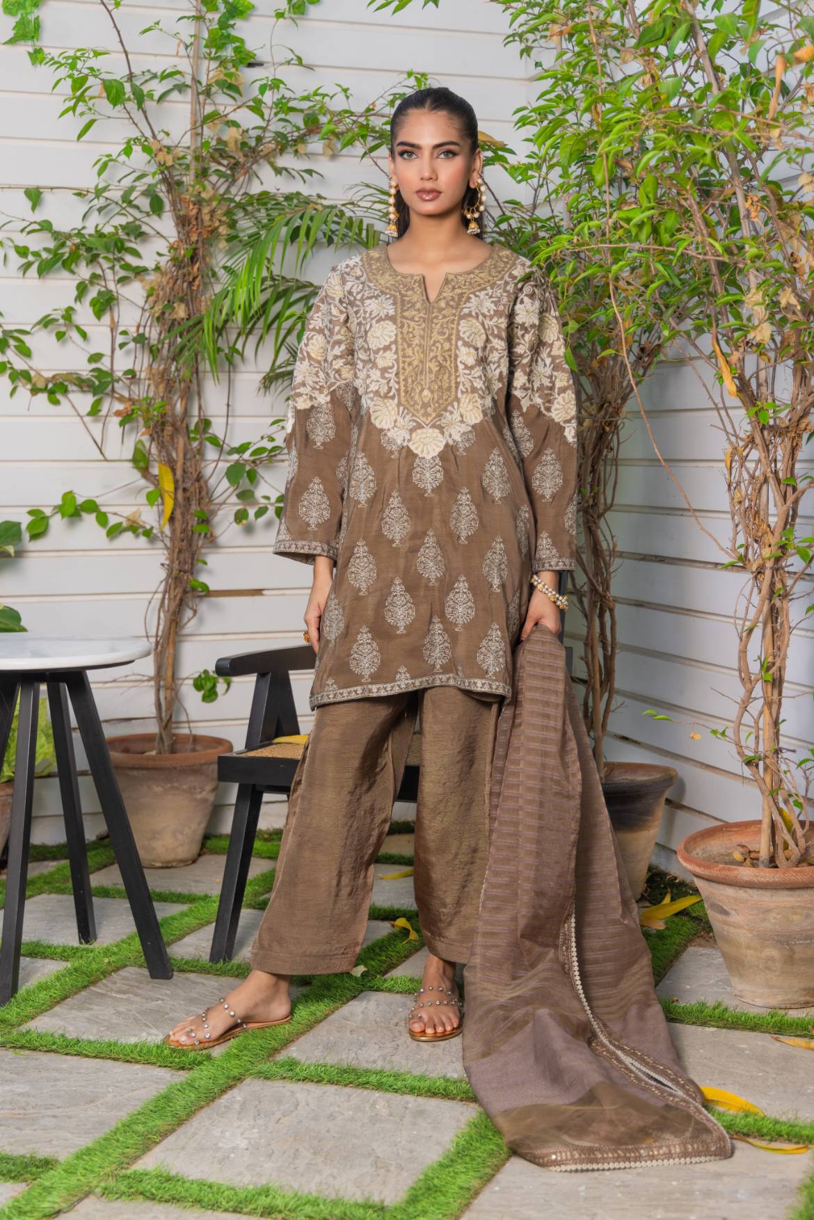 Buy block print dresses online Pakistan