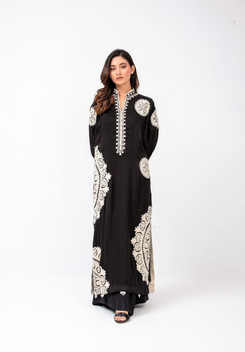 black Pakistani dress