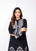 black block printed shirt