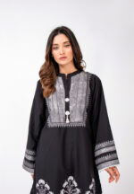 black block printed shirt