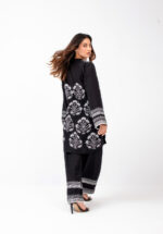 black block printed shirt