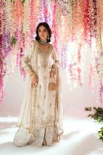 DSC00213 Pakistani designer ivory dress