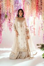 DSC00240 Pakistani designer ivory dress