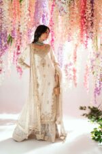 DSC00253 Pakistani designer ivory dress