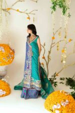 Turquoise Angrakha Set Pakistan