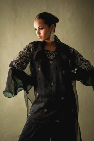 Pakistani Designer Cape Suit