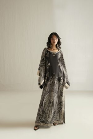 Midnight Mosaic Dress | Black | SHK-1636