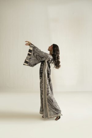 Midnight Mosaic Dress | Black | SHK-1636