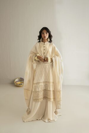 off-white white kurta set