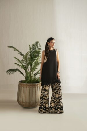 black beige co-ord set