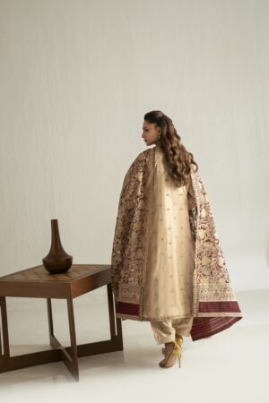 beige kurta set