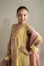 yellow kids anarkali