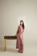 tea pink off-white kurta set