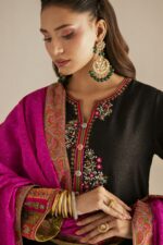 DSC08526 copy black pink kurta set
