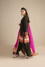 DSC08530 copy black pink kurta set