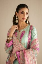 DSC08694 copy mint green fuchsia kurta set