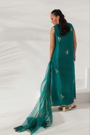 Raw Silk Embroidered Kurta