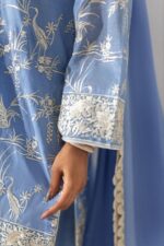 Gara Embroidery Kurta Set
