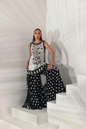 Block Print Palazzo Suit