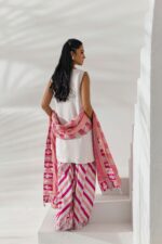 SHK-1671 (4) Embroidered Cotton Net Kurta