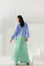 SHK-1673 (1) Chiffon Silk Co-ord Set