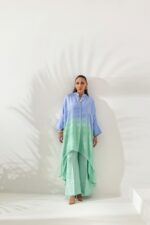 SHK-1673 (2) Chiffon Silk Co-ord Set
