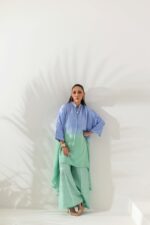 SHK-1673 (3) Chiffon Silk Co-ord Set