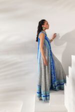 SHK-1676 (2) Printed Chiffon Kaftan