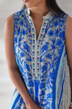 SHK-1676 (3) Printed Chiffon Kaftan