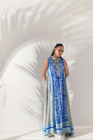 Printed Chiffon Kaftan