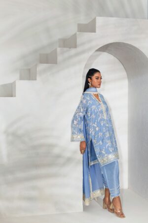 Gara Embroidery Kurta Set