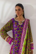 SHK-1680 (1) Silk Block Print Kaftan