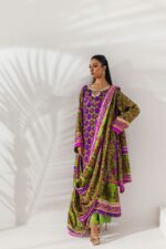 SHK-1680 (2) Silk Block Print Kaftan